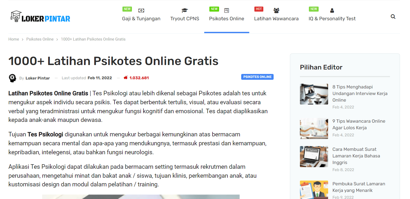 Psikotes Online