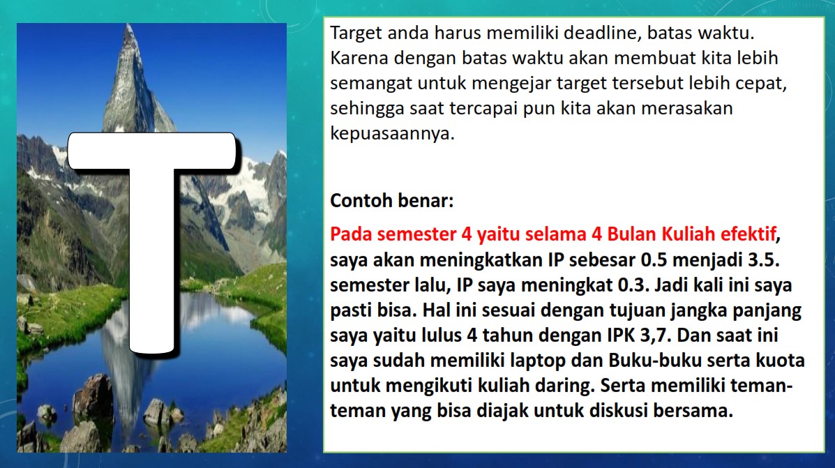 5 Contoh Goal Setting Mahasiswa [Lengkap] - LokerPintar.id