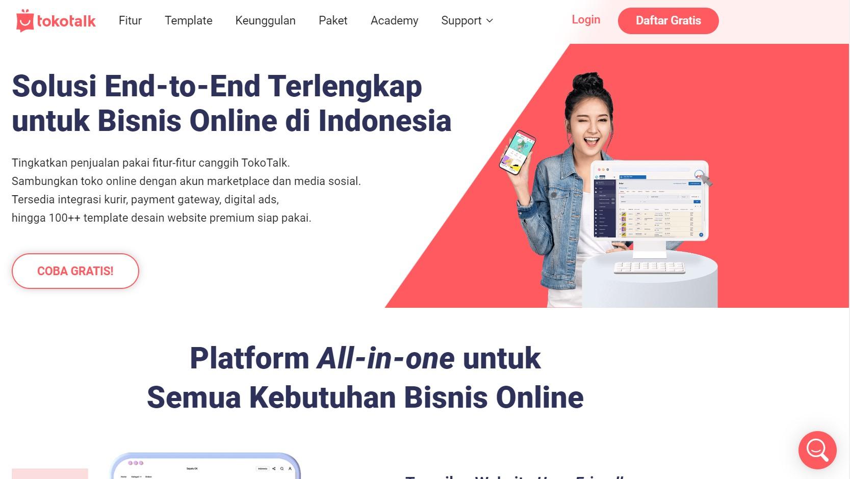 15+ Contoh Landing Page Keren Untuk Berbagai Produk - LokerPintar.id