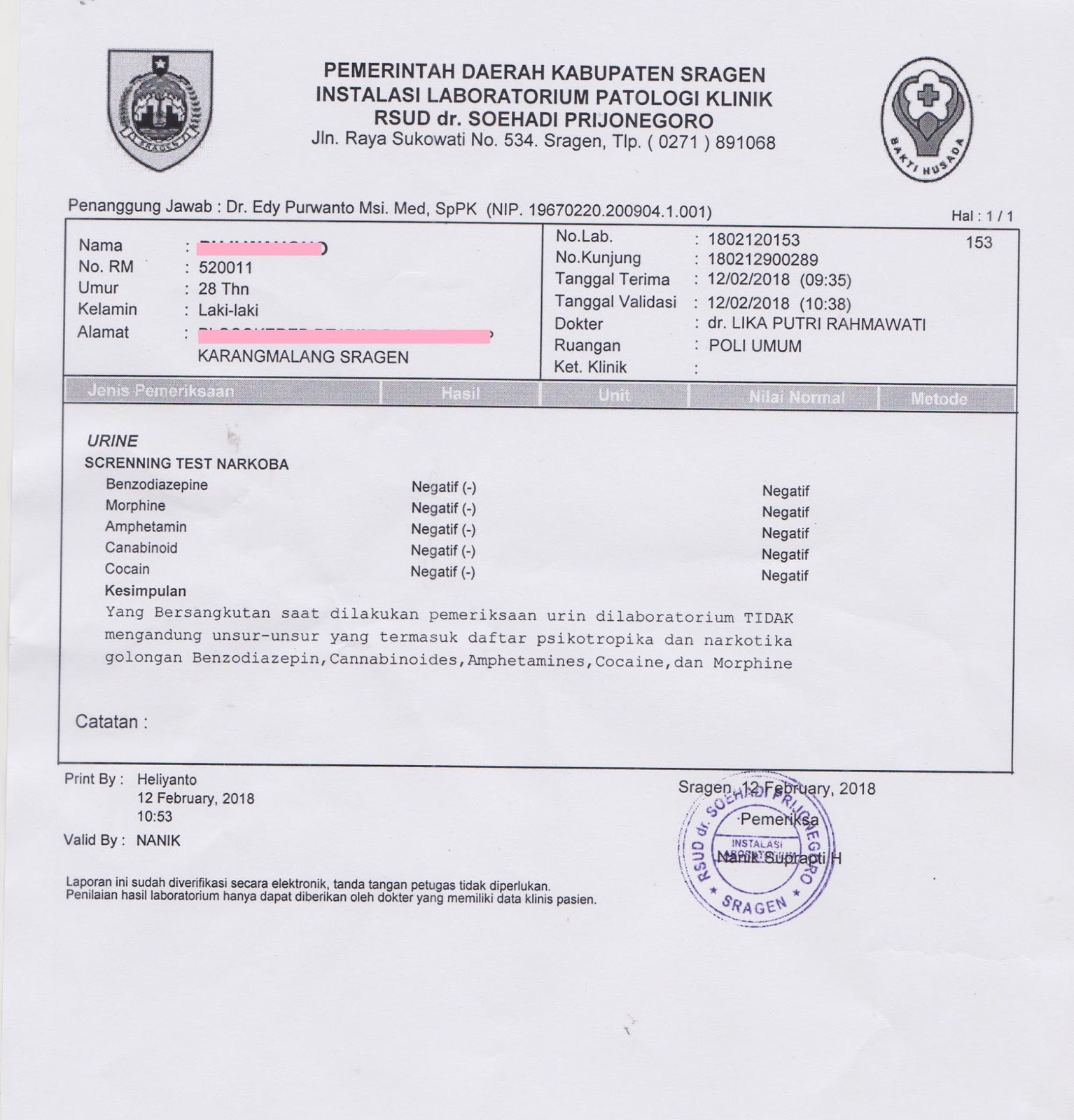 Cara Membuat Surat Keterangan Bebas Narkoba 2