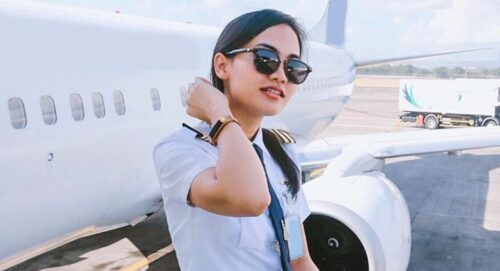 Profil Pilot Perempuan Indonesia Mellisa Anggiarti