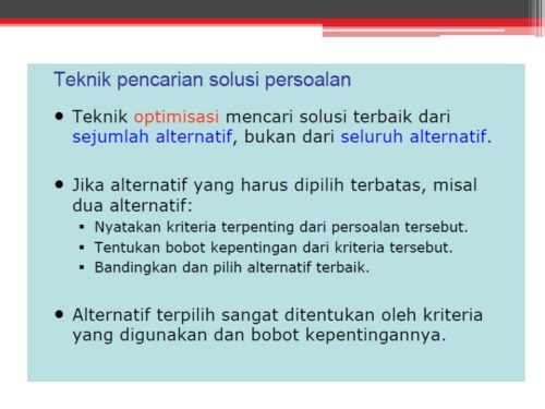 Materi Problem Solving dalam Organisasi