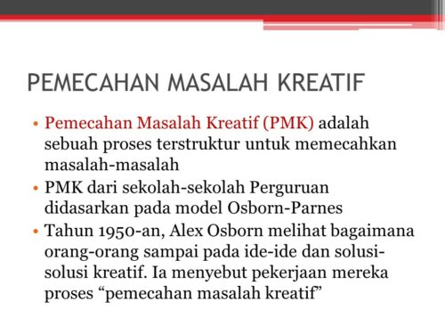 Materi Problem Solving dalam Organisasi