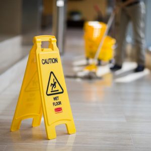 Alat-Alat Housekeeping Floor Sign (Warning)